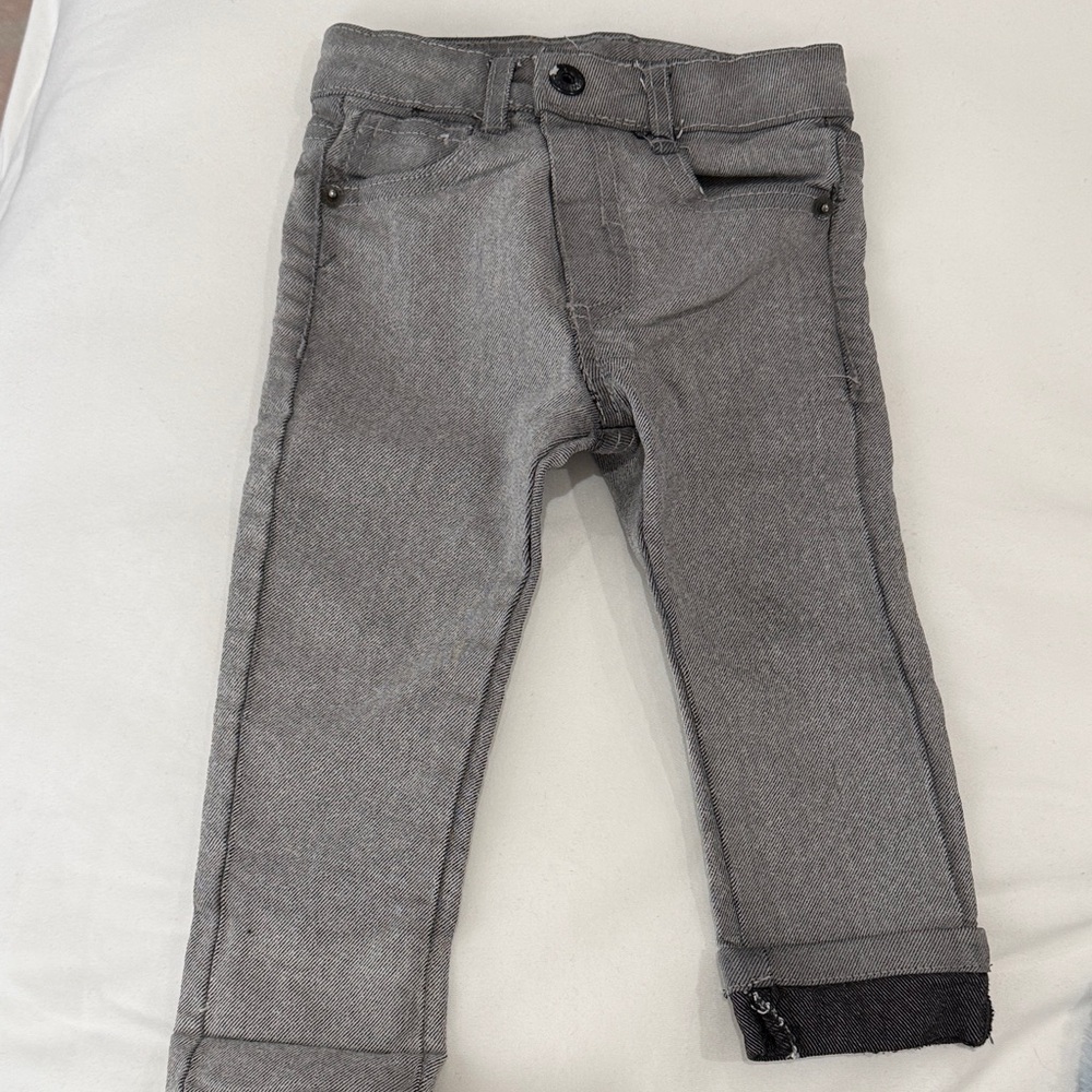 Volcom Kids Gray Stretch Denim Jeans